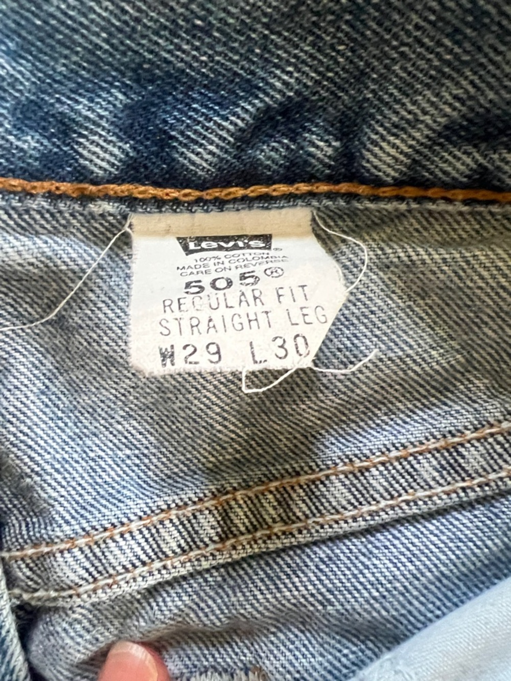 Levi's Light Blue Straight Leg Jeans